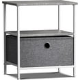 thumbnail image 1 of Sorbus Table d'Appoint Classique Table de Nuit avec 1 Tiroir Bac - Gris, 1 of 6