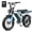 Green, variant on YareYi Electric Bike for Adults 38MPH, 2000W Peak E-Mountain Bicycle, 20" Fat Tire E-Bike, 52V 20Ah Removable Battery UL2849