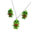 thumbnail image 2 of Collar y aretes de Grinch, 2 of 5