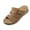 Brown, variant on Summer Sandals Women Arch Support Wedge Open Toe Slip-on Peep Toe Slides Slippers for Women Casual Outdoor Beach Vacation Holiday Fashion Beige 36
