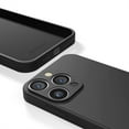thumbnail image 2 of Red Ember Shockproof Case for iPhone, Ultra Slim Protective Liquid Silicone Matte Finish Phone Case - iPhone 13 Pro Max - Black, 2 of 5