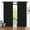 Black, variant on Blackout Curtains, 52 x 84 inch Black Curtains Set of 2 Panels, Thermal Insulated Room Darkening Curtains for Bedroom, Privacy Protection