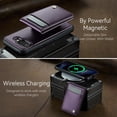 thumbnail image 5 of Decase for Google Pixel 9 Pro XL Wallet Case with Card Holder, Compatible with Mag-safe, RFID Blocking 2 in 1 Detachable Protective Phone Leather Cover with Kickstand for Women Men, Purple, 5 of 13