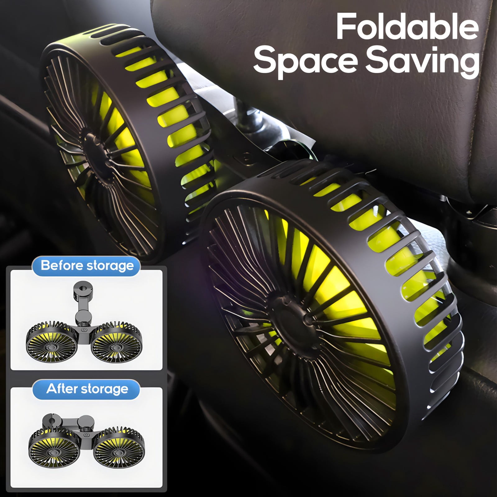 Jrocdr Portable - Table Top Fan Small Electric Fan Mini Personal Fan Fan For Room Car Seat Fan Battery Fans Portable Rechargeable