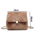thumbnail image 2 of Bolsa de hombro de felpa Bolsa de mensajero de moda Bolsa de almacenamiento Adepaton BST2001206-2, 2 of 6