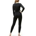 thumbnail image 6 of Thermal Underwear For Women Long Johns Women With Fleece Lined, Base Layer Women Cold Weather Top Bottom-Black，3Xl, 6 of 8