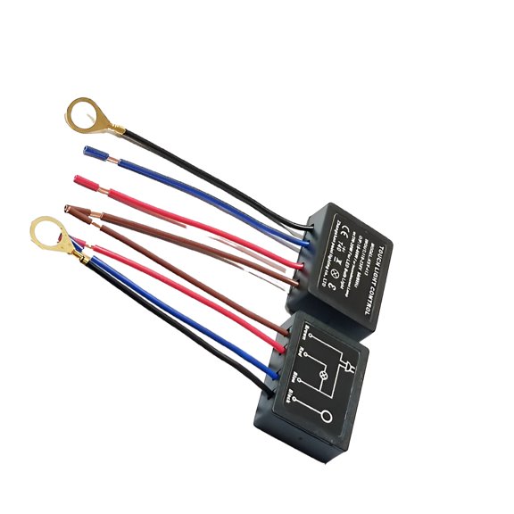 Eigraketly Interruptor de luz de atenuación confiable de 2 piezas para lámpara de que garantiza una operación segura y fácil de alta Artesanía