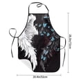 thumbnail image 2 of Easygdp Butterfly Angel Wings Art Apron Waterdrop Resistant with 2 Pockets,Oil Resistant Cooking Kitchen Chef Apron for Women Men, 2 of 7