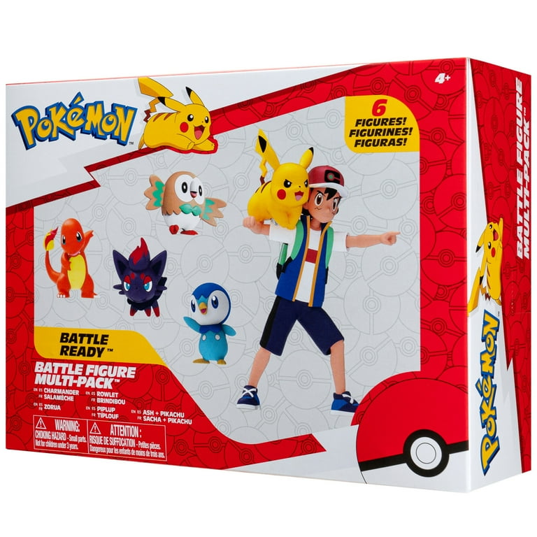 Pokemon Battle Ready Figures Set, Includes Ash and