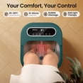 thumbnail image 4 of Maxkare Foot Spa Bath Massager, 3-in-1 Heated Foot Soak with Bubbles and Vibration, Green, 4 of 13