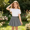 thumbnail image 6 of Girls' Skorts Skirts with Built-in Shorts High Waisted Pleated Tennis Skirt Athletic Activewear for School Golf Cheerleading Casual Summer Comfy Clothes, 6 of 9