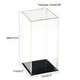 thumbnail image 2 of Uxcell Acrylic Display Case Box Dustproof Protection Showcase Cube Collectibles 3.9x3.9x9.8 inch, 2 of 6
