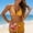 Orange, variant on Summersalt swimsuits for women Stylish Floral Print Tankini Swimsuit Bikini With Design For Beach Skirt Womens Two Piece Swimsuits Size 20 plus Size Swimming Suits for Women Two Piece Bathing Suit Sh