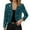 A-Blue, variant on Women's Sequin Jacket Open Front Mesh Bolero Cardigan long sleeve Sheer Cropped Casual Party Coat Red,M