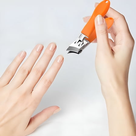 FACEGA Toenail Clippers for Thick Toenails Slanted Curved Ingrown Toe Nail Clippers Large Toe Nail Clippers