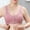 Pink, variant on Jacenvly Sports Bras for Women Button Front Closure Lace No Underwire Stretchable Solid Beautiful-Back Bra Women Bras Pack Breathable Soft Comfortable Casual Shaping Cup Strap underwear