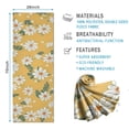 thumbnail image 2 of Yellow Daisy Flower Pattern Hot Yoga Mat Towel Non Slip for Hot Yoga - Quick-Drying Yoga Mat Cover with 4 Corner Pockets with Travel Bag - Hot Yoga Towel Non Slip 74"x26", 2 of 6