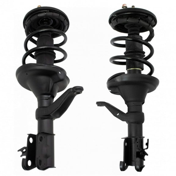 TRQ Front Strut & Coil Spring Assembly Set Driver & Passenger Sides Fits Select 03-11 Honda Element