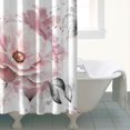 thumbnail image 5 of Waterproof Pioneer Shower Curtain 84x72 Inch Polyester Unique Colorful Floral Shower Curtain for Bathroom Hotel Home Decor with 12 Plastic Hooks, 5 of 5