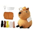 thumbnail image 4 of GUOOL Poupée Capybara Ensemble Unique de Matériel en Laine Bricolage pour Ados Enfants Débutants F, 4 of 9