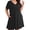B1-Black, variant on Women's Plus Size Nightgown Short Sleeve Sleepwear Floral Pajama Dress Comfy Sleepshirts Casual Loungewear with Pockets, Size 3X