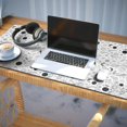 thumbnail image 3 of Long Mouse Pads for Desk,White Black Cat Planet Star Moon Pattern Desk Mats on Top Of Desks, Desk Mouse Pad Extra Large with 3mm Non-Slip Base and Stitched Edge for Gaming,Office,Work,Home 35.4"x15.7", 3 of 6