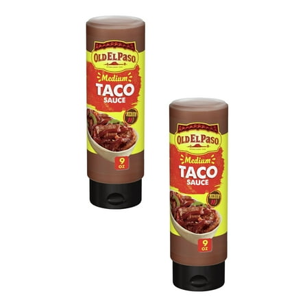 ( 2 Pack ) Old El Paso Taco Sauce, Medium, Squeeze Bottle, 9 oz.