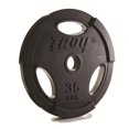 thumbnail image 3 of 455 lb. Olympic Weight Plate Set, Black Urethane Grip (Commercial Gym Quality) by Troy Barbell, 3 of 4