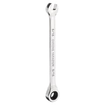 Uxcell 12-Point Ratcheting Combination Wrench 5/16 Inch 72-Teeth 45# Carbon Steel