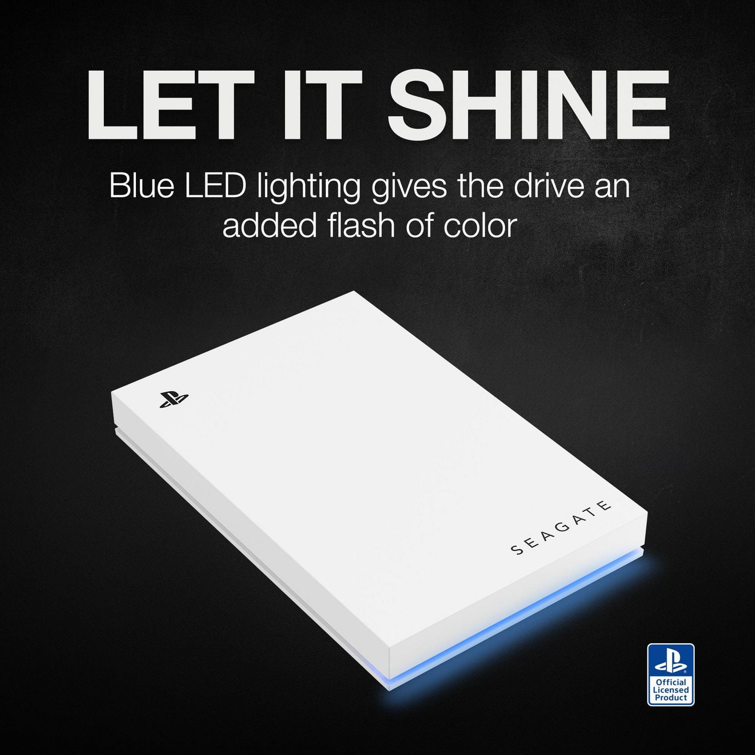 Seagate Game Drive for PS5 2 TB External HDD - USB 3.0, Officially Licensed, Blue LED (STLV2000302), Seagate 2TB Game Drive