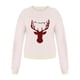 thumbnail image 4 of Pntutb Navidad moda mujer Casual manga larga impreso señoras sudaderas cortas tops Pntutb Pntutb-3252, 4 of 4