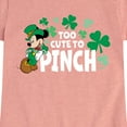 thumbnail image 3 of Disney - Too Cute To Pinch - Toddler And Youth Girls Short Sleeve Graphic T-Shirt, 3 of 5