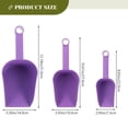thumbnail image 2 of Baluue 3-Piece Small Garden Scooper Set Plastic Hand Shovel Tools for Planting and Gardening, 2 of 8