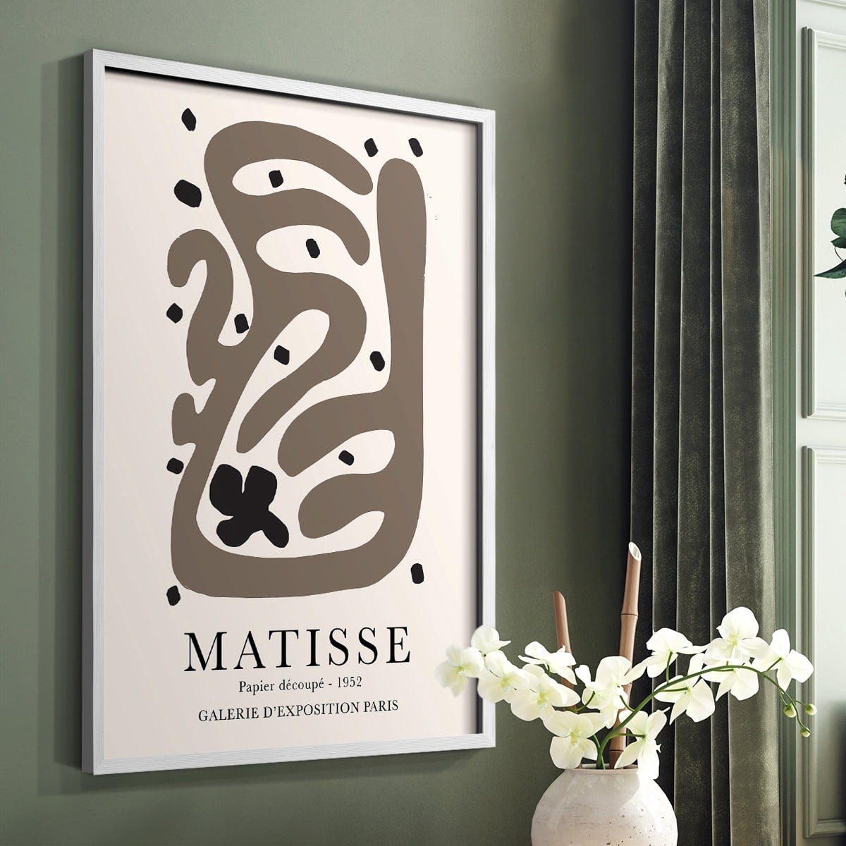 Matisse CCXX in Solid Wood 8 x 10 Framed Print