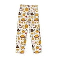 thumbnail image 3 of Vsdgher Thanksgiving Print Mens Pajama Pants Sleep & Lounge Pants, PJ Bottoms With elastic waistb and Pockets, 3 of 5