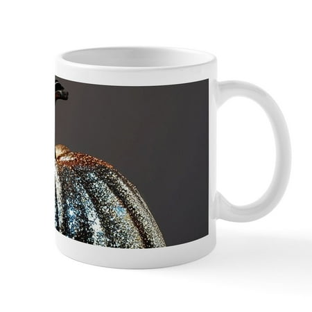 

CafePress - Glitter Pumpkin - 11 oz Ceramic Mug - Novelty Coffee Tea Cup