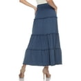 thumbnail image 2 of White Mark Jupe Maxi à Volants Taille Haute pour Femme, 2 of 5