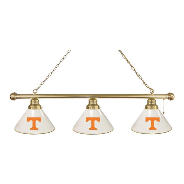 Holland Bar Stool BL3BRTennes Tennessee Volunteers 3 Shade Pool Billiard Light, Brass