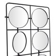 thumbnail image 4 of DecMode 24" x 47" Black Wall Mirror with Grid Frame, 4 of 7