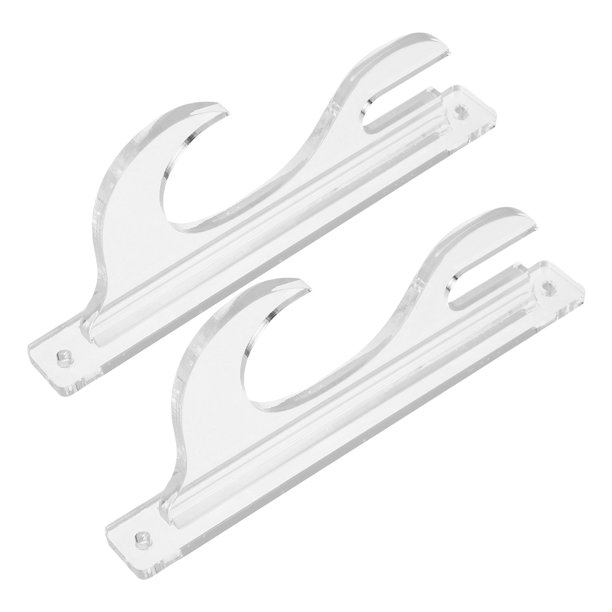 unbranded 1Par Soporte De Para Pared En Acrílico Transparente Con Para