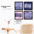 thumbnail image 3 of Office Quotes Canvas Unframed Wall Paintings for Motivation with Glass (13x13 inches Large,Multicolour) - Set of 4, 3 of 4