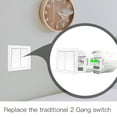 thumbnail image 2 of Módulo de conmutación Módulo de interruptor ZigBee de 2 bandas Diseño oculto ZigBee 3.0 Interruptor de luz inteligente Control de voz Compatible con Alexa / Google Home APP Control RF433 Control remo Irfora Módulo de conmutación, 2 of 7