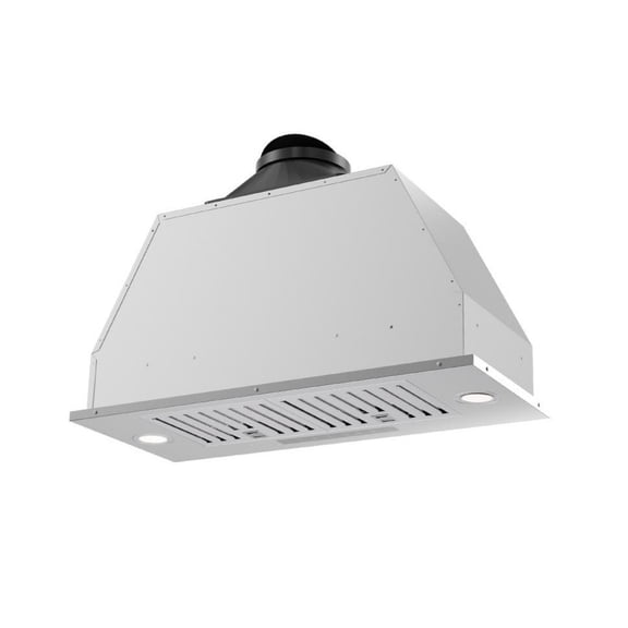 VIKIO 30" Under Cabinet Range Hood Insert 900 CFM Convertible Ducted to Ductless in Stainless Steel with 3-Speed and LED Lights