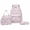 01_White, variant on UJNDER Lightweight Floral Print Bow Backpack for Girls Spacious Everyday Daypack with Comfortable Straps for Commute and Leisure Girls School Backpack,02_Red,Mid