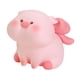 thumbnail image 1 of Alcancía de cerdo, artesanía, obra de arte, decoración, regalo, fácil de usar, tarro de dinero, figura de cerdo Lazo rosa, 1 of 9