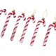 thumbnail image 4 of Crday Pack Of 6 - 13cm Glitter Candy Cane Tree Decorations (red & White) Gift, 4 of 4