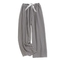 thumbnail image 4 of Ashirexll Womens Summer Pants Loose Wide Leg Pants Elastic Waist Drawstring Solid Color Casual Pants for Women, 4 of 4