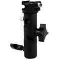 thumbnail image 1 of E Type Flash Bracket Umbrella Bracket Holder + Adjustable Hot Shoe Mount Stand + 1/4"-3/8" Adapter Screw for Light Stand Bracket DSLR Camera Nikon Canon Speedlight Flash Speedlite Tripod, 1 of 1