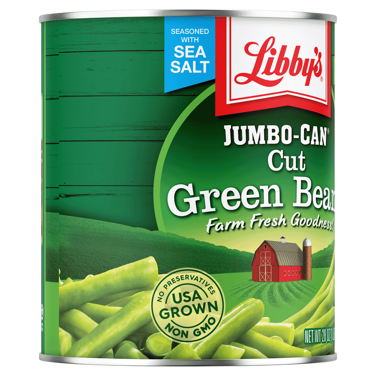 送料無料の通販 Libby's Walmart.com - Oz 28 Beans, Green Cut Large Sodium Low レッグウェア