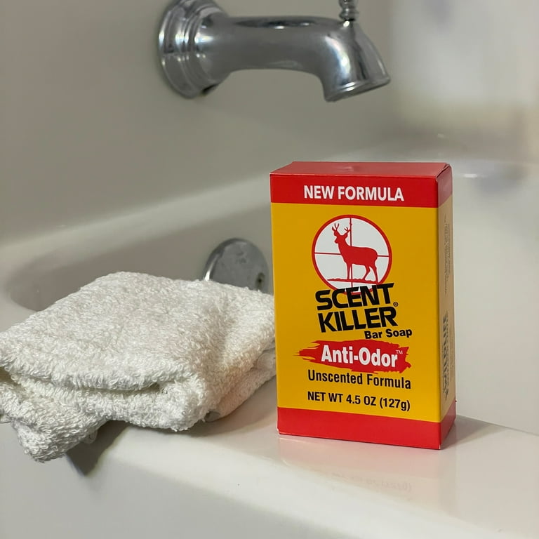 KILLER BURNER 15包×10箱+30包×3箱⭐︎13箱　激安!お買い得 Wildlife Research Center, Scent Killer Bar Soap, 4.5 oz, For